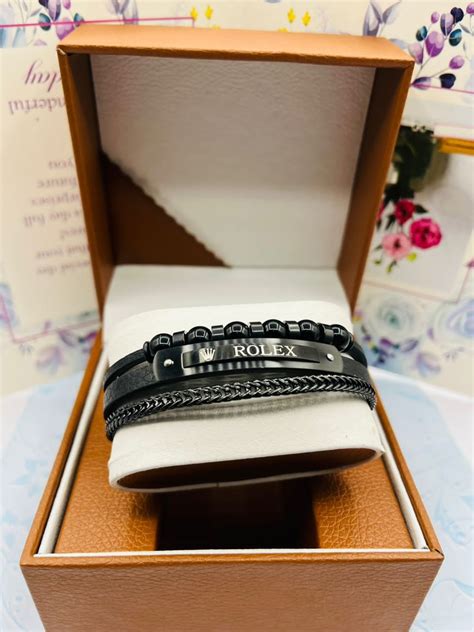 rolex leather bracelet